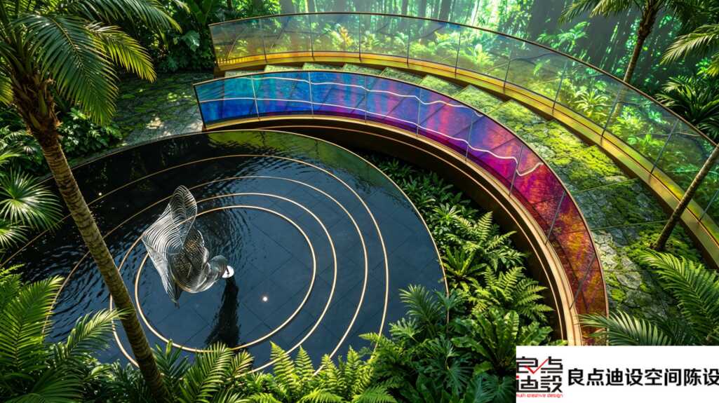 把森林搬进售楼处✨!这处自然风景观设计太治愈了